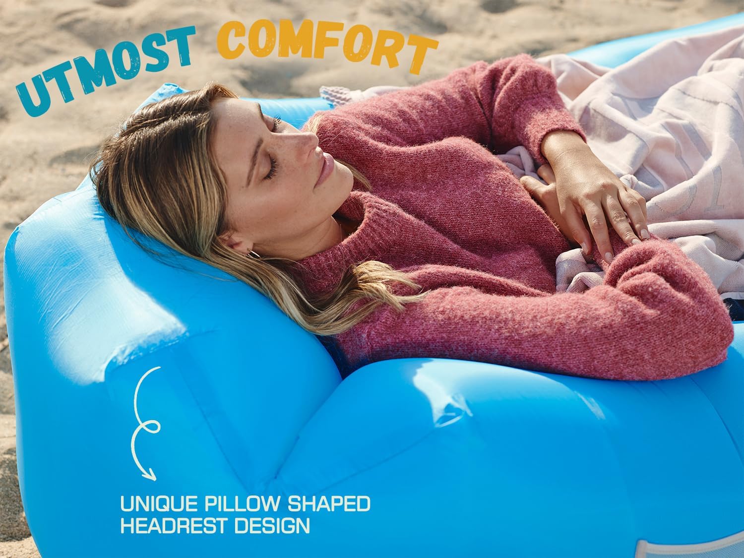 Inflatable Couch Air Lounger Chair 8
