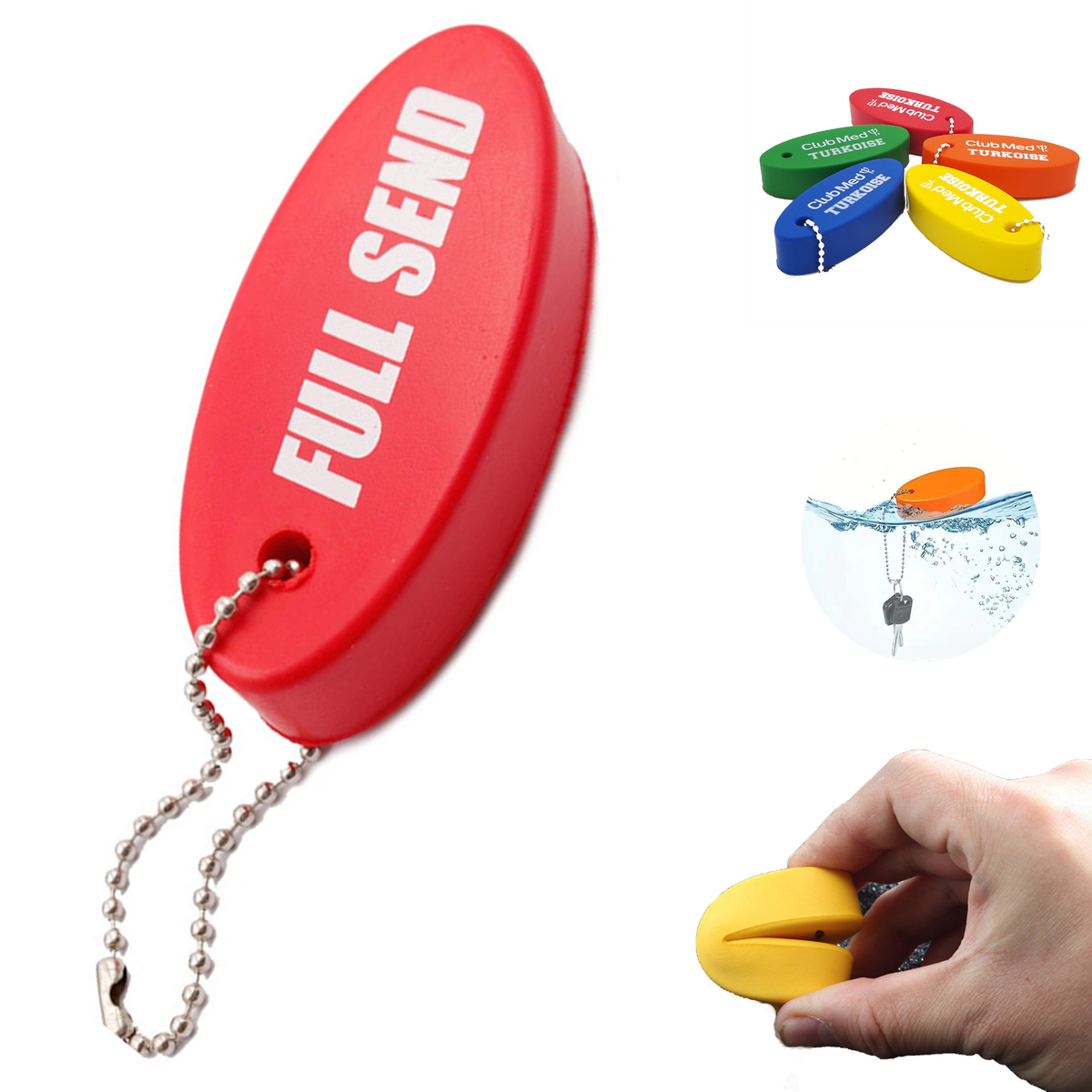 Float Stress Ball Keychain 3