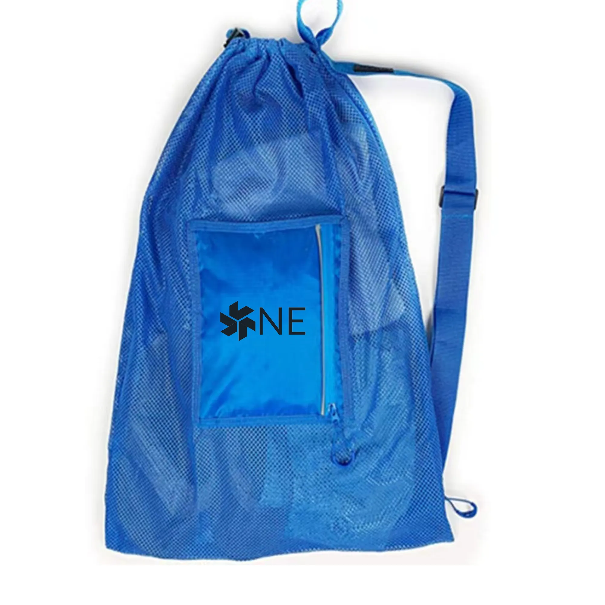Beach Mesh Swim Drawstring Sling Bag 3