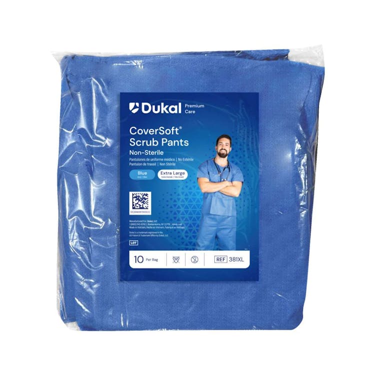 Scrub Pants Blue X-Large 3