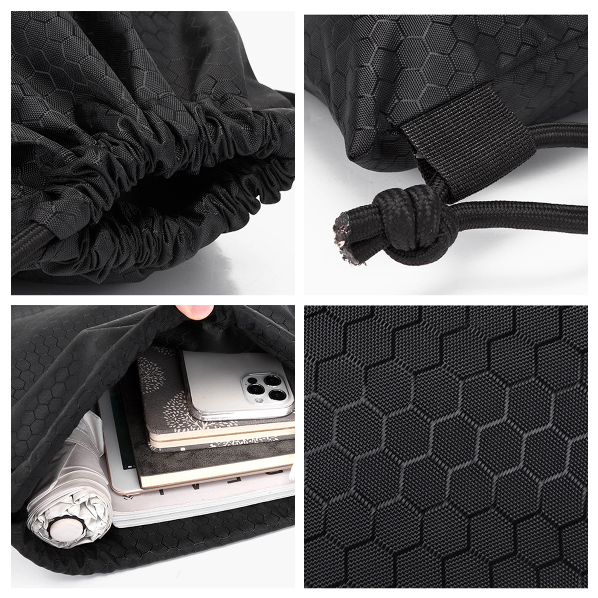 13"x17" Resuable Oxford Drawstring Bag 10