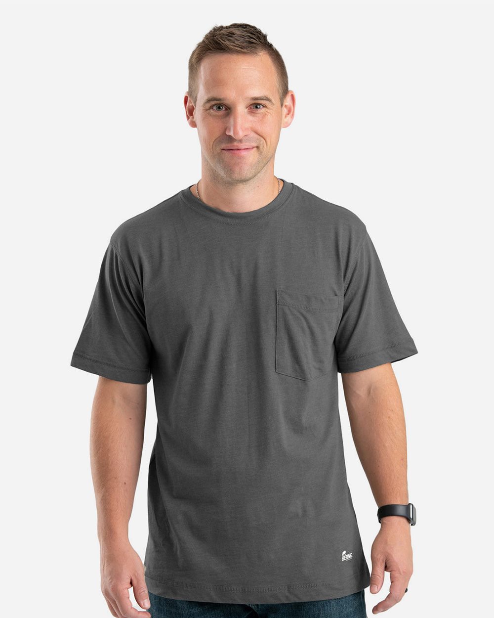Men's Lightweight Performance Pocket T-Shirt - BSM38