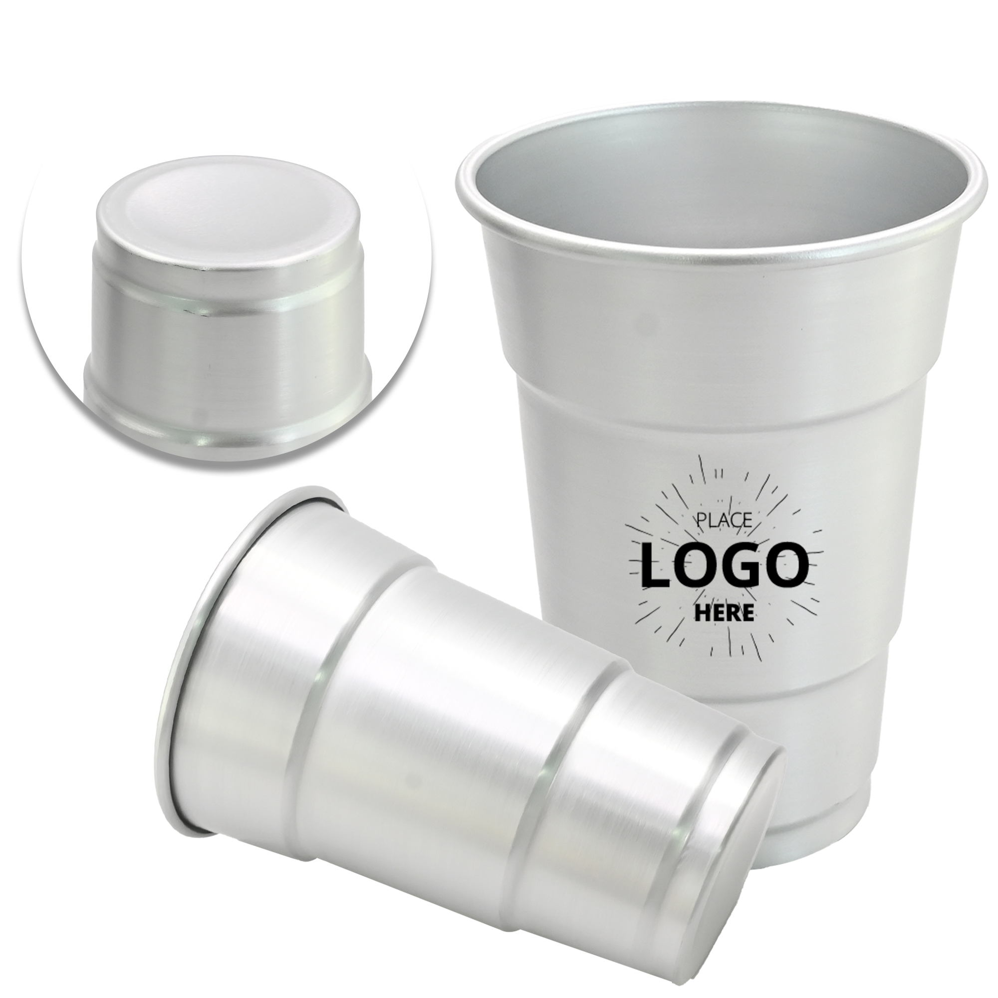 17 oz Aluminum Beer Cups