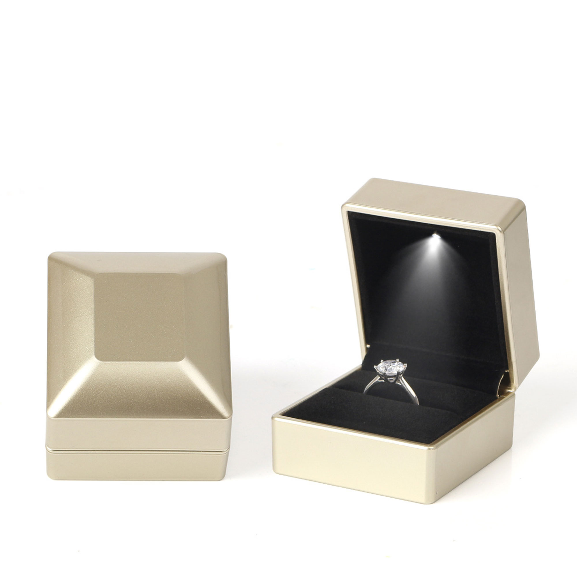 LED Light High-end Jewelry Ring Box 14