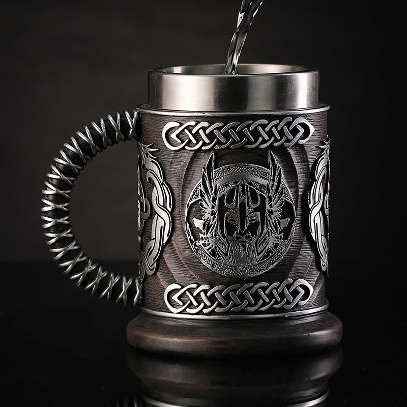 EpicMug Customizable Resin Molded Exterior Mug - Stainless Steel 550ML 44