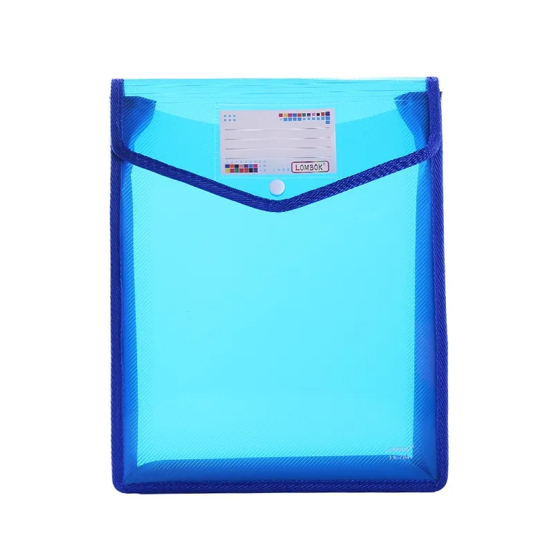 A4 Size Vertical Document Storage Bag with Snap Button 23