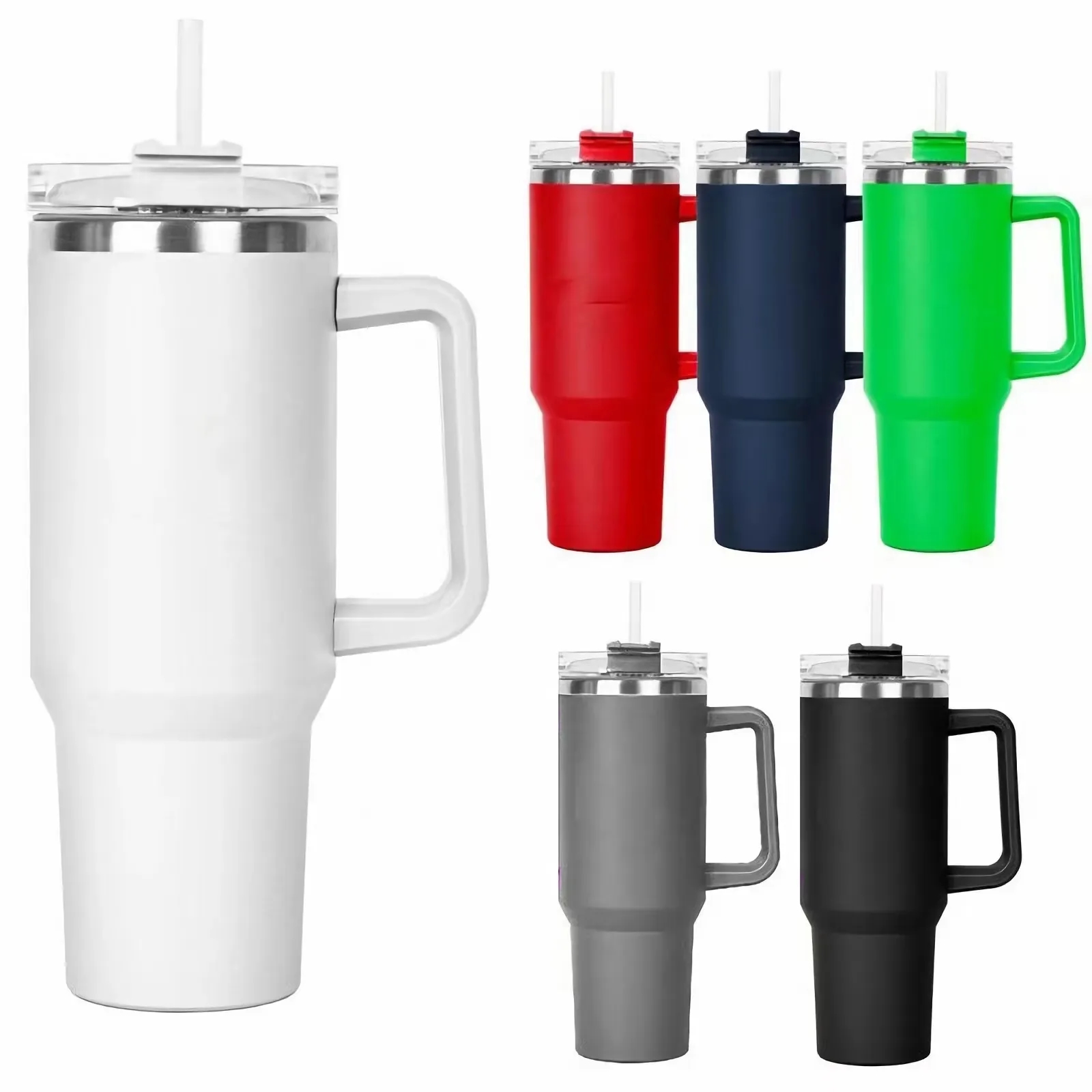 40oz - Stainless Double Wall Handle Mug 15