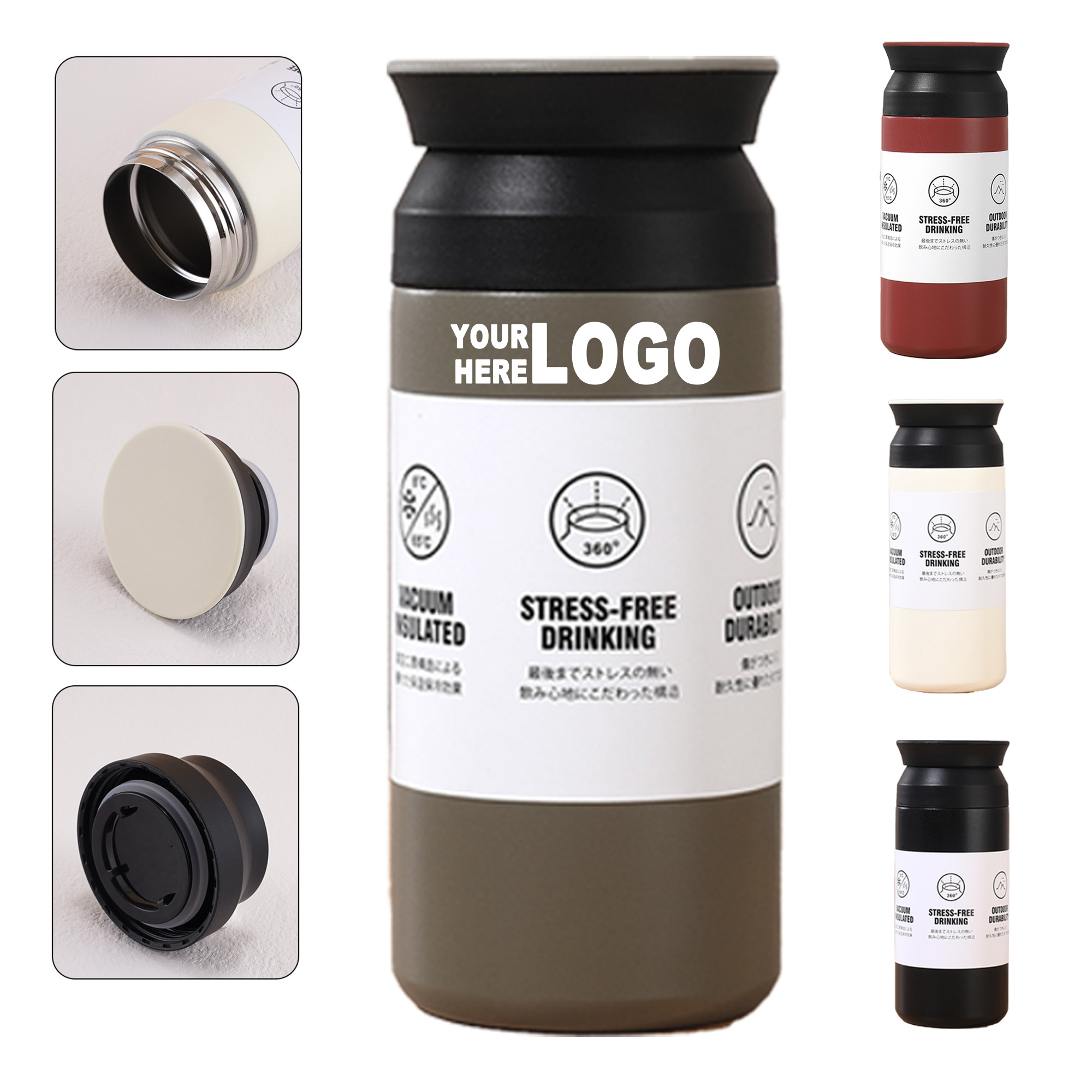 12oz 304 Stainless Steel Thermal Mug 3