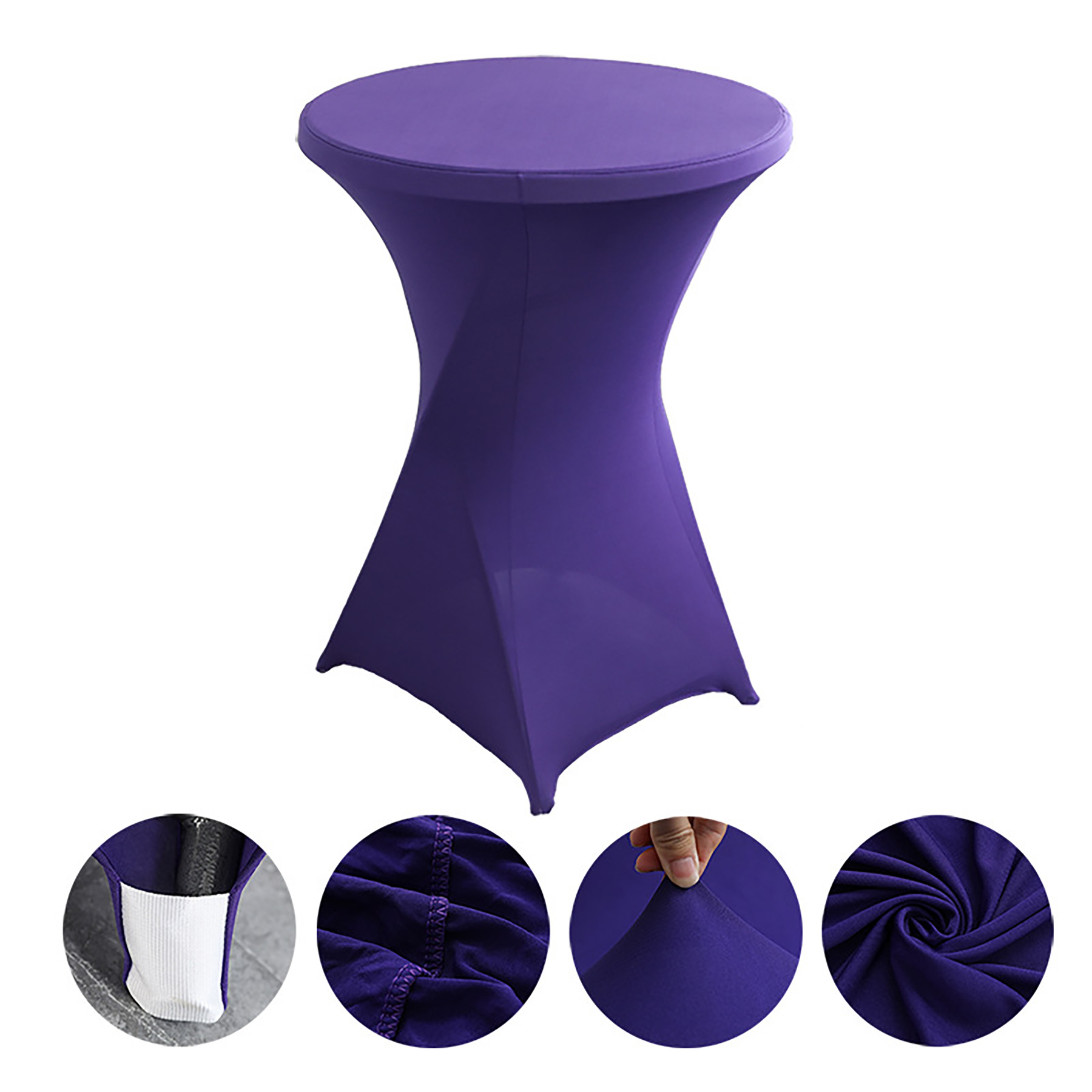 Round Elastic Table Cover 37