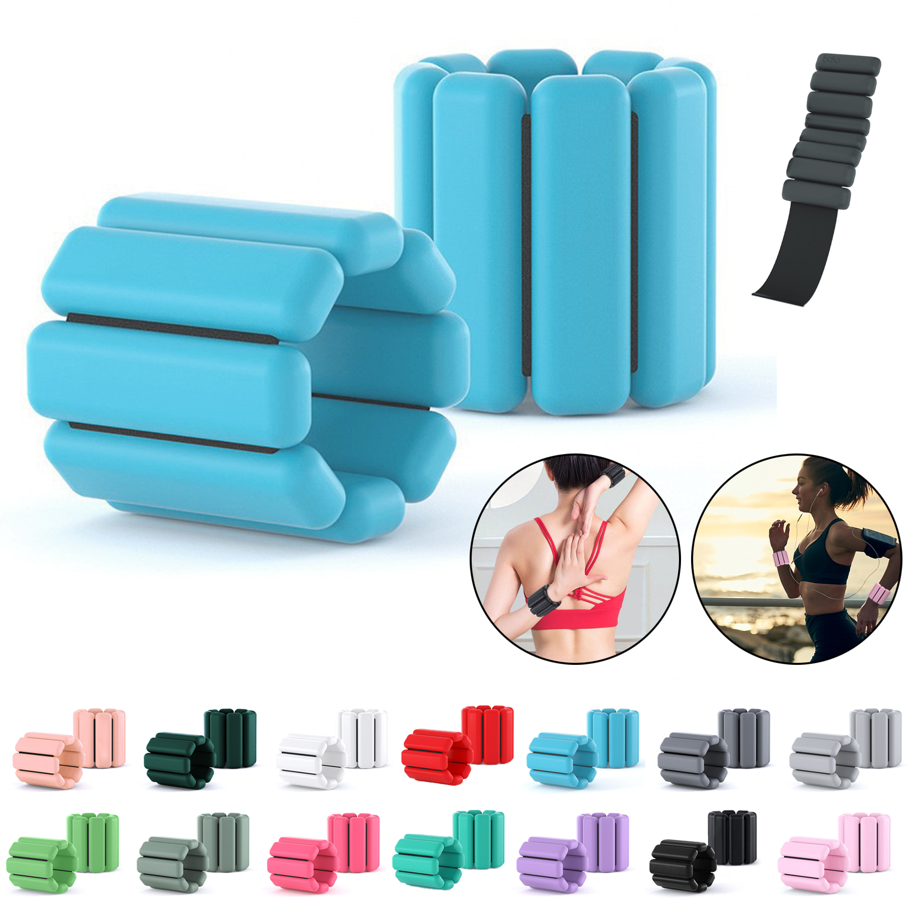Adjustable Wearable Wrist & Ankle Weights 6
