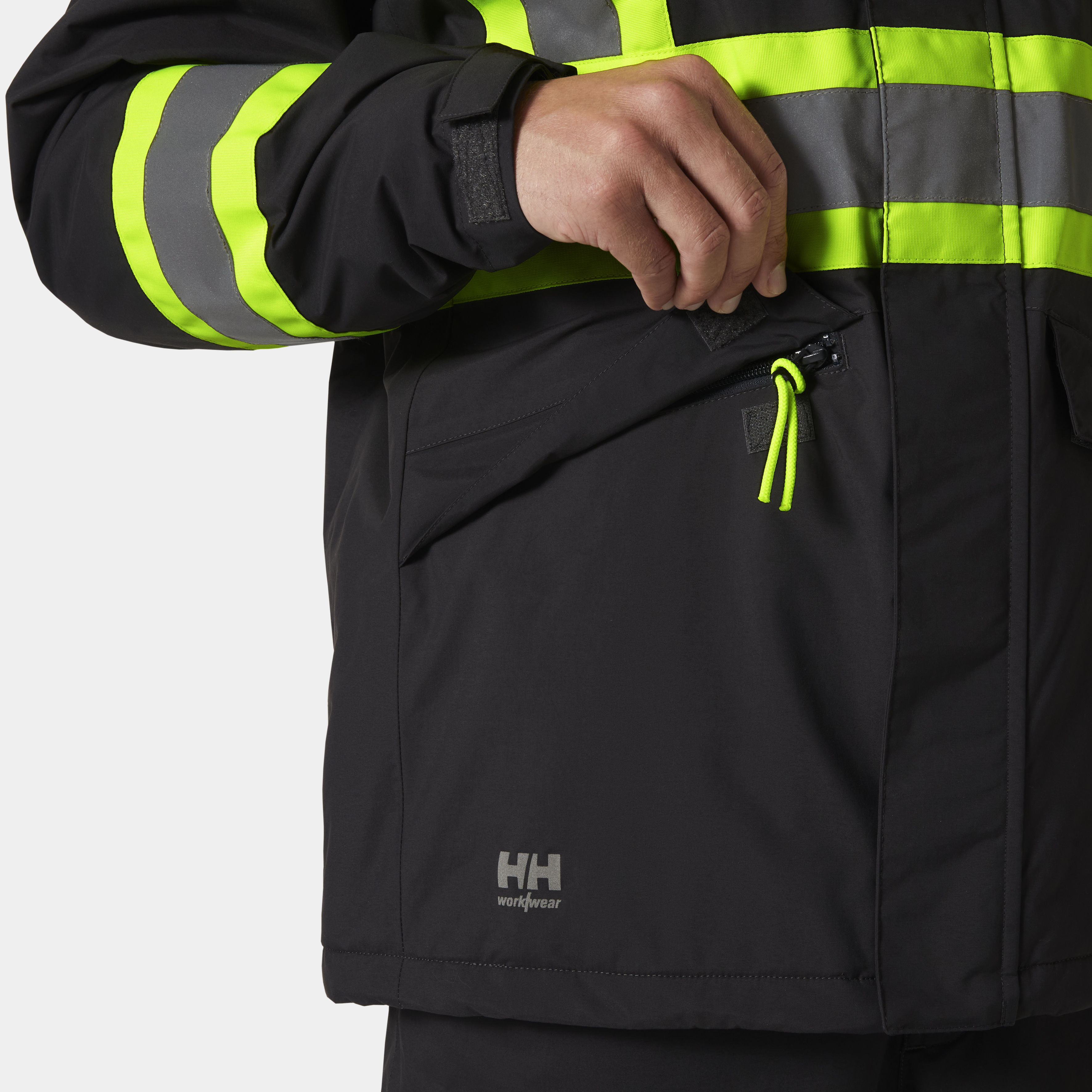 Helly Hansen Men's Alta Hi Vis Insulated Winter Jacket CSA 4