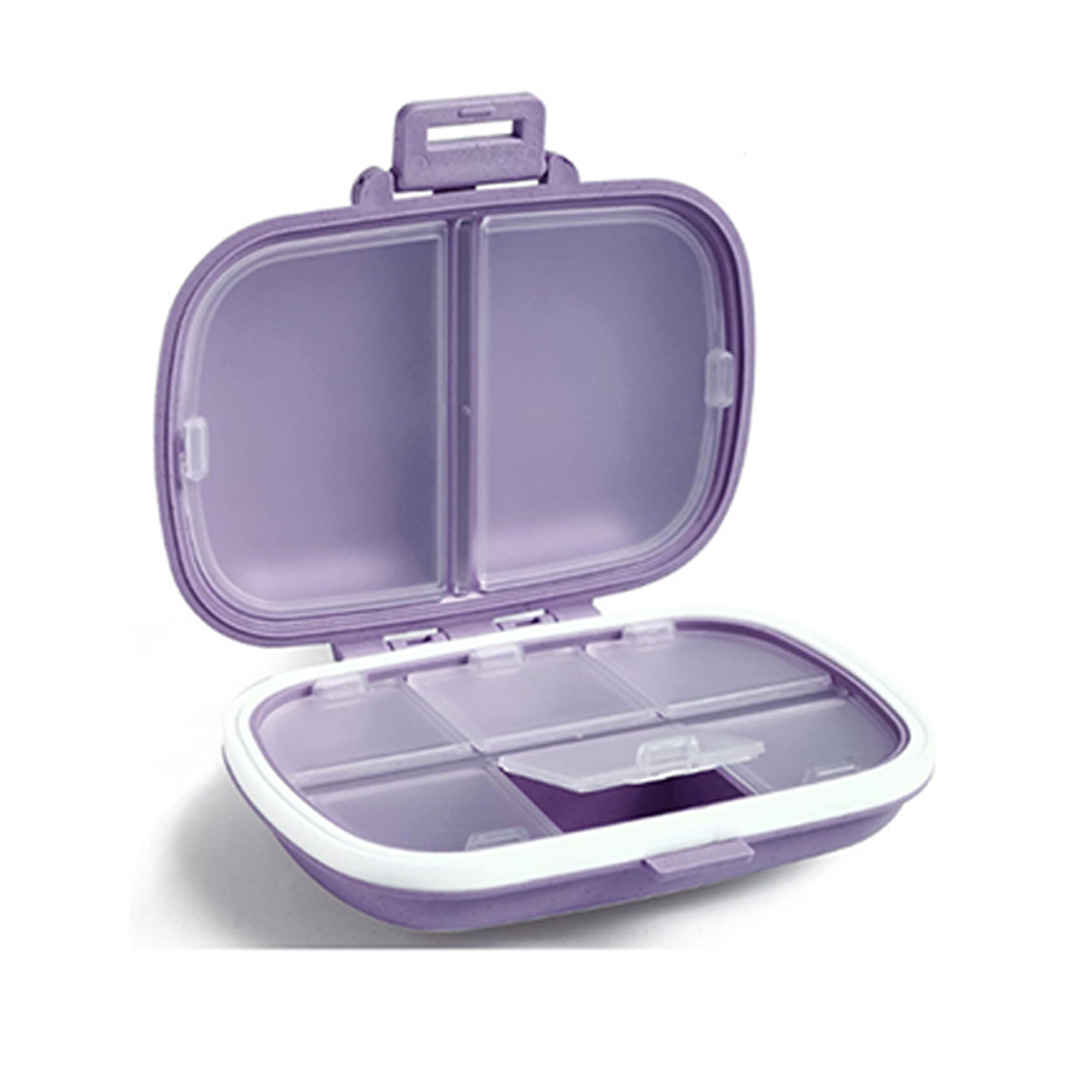 Durable 8 Cell Portable Sealed Medicine Box 12