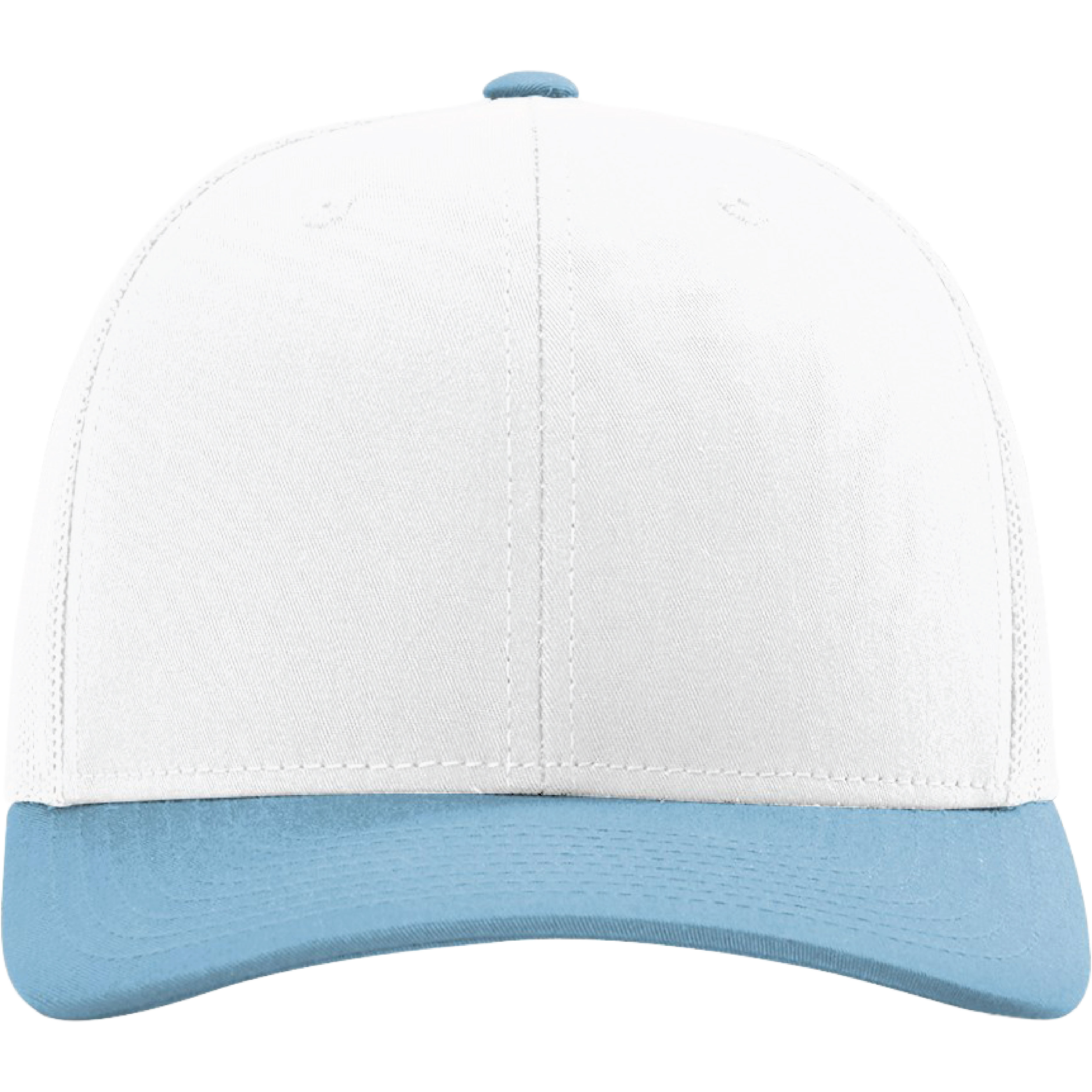 Richardson 112 6-Panel Snapback Trucker Hat w/Leatherette Adhesive Patches or Embroidery 275