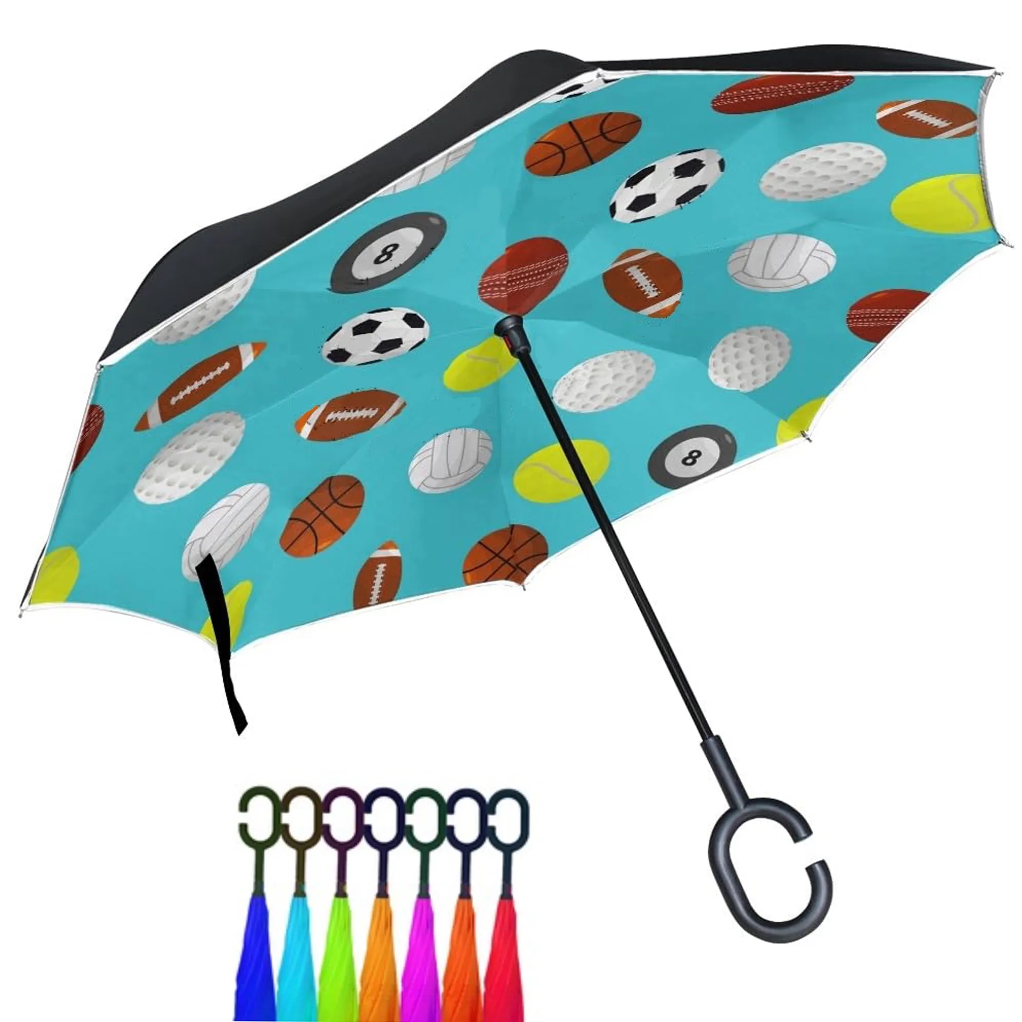 49" Full Color Inverted Umbrella 4
