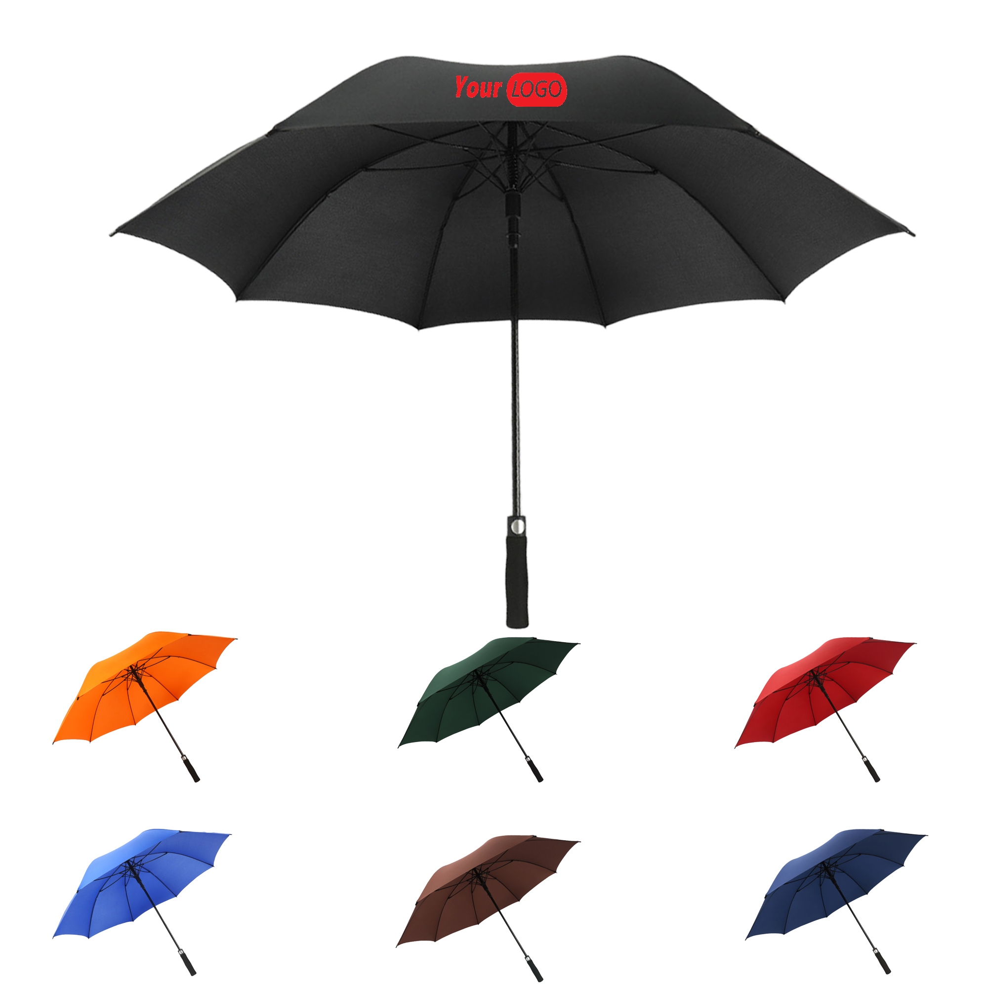 Single-Person Windproof Straight Umbrella 8