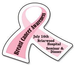 Magnet - Awareness Ribbon Shape (2.6875x2.25) 40 Mil Outdoor Safe