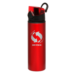 25 oz. Flip Aluminum Water Bottle (Engraved Imprint)