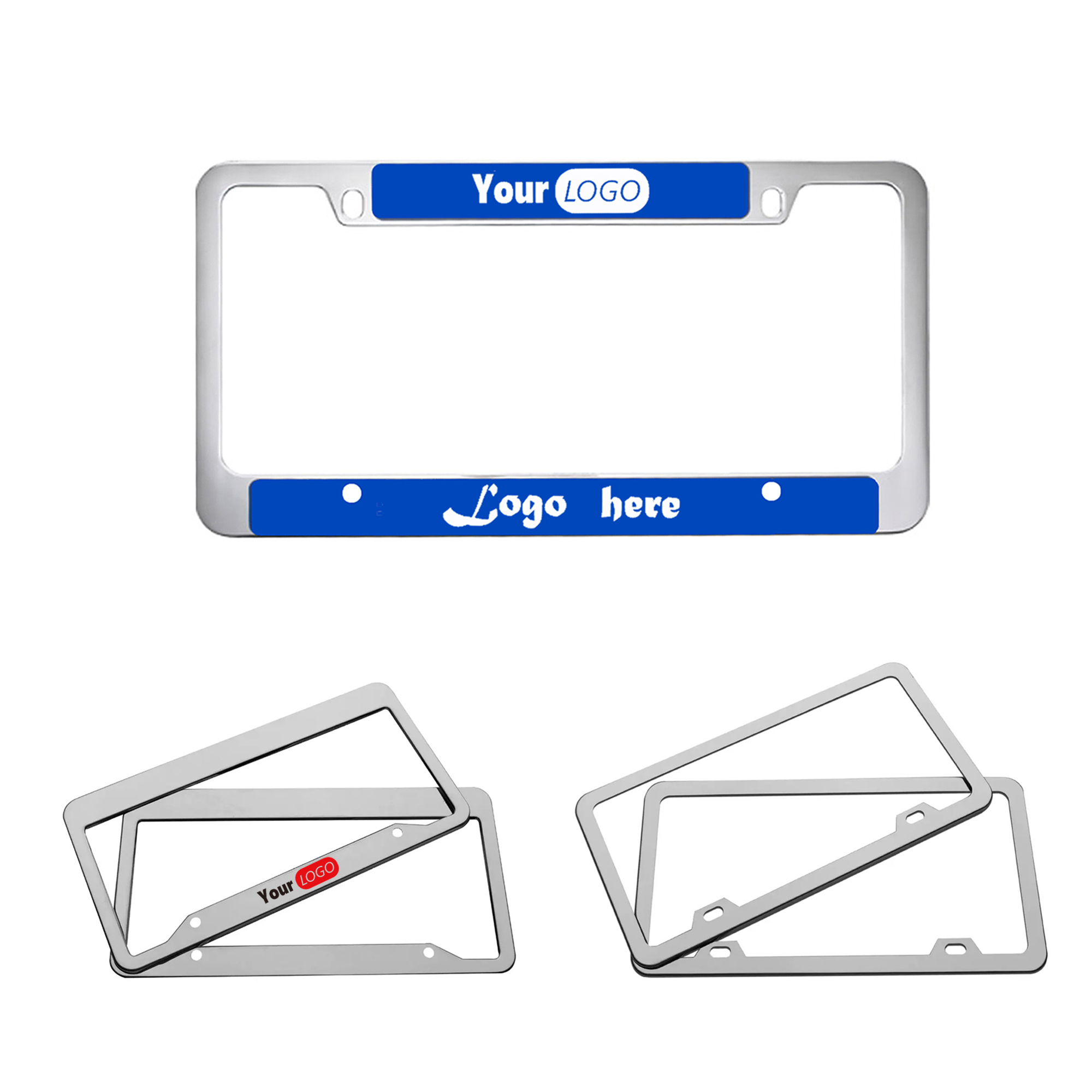 Custom Aluminum License Plate Frame 5