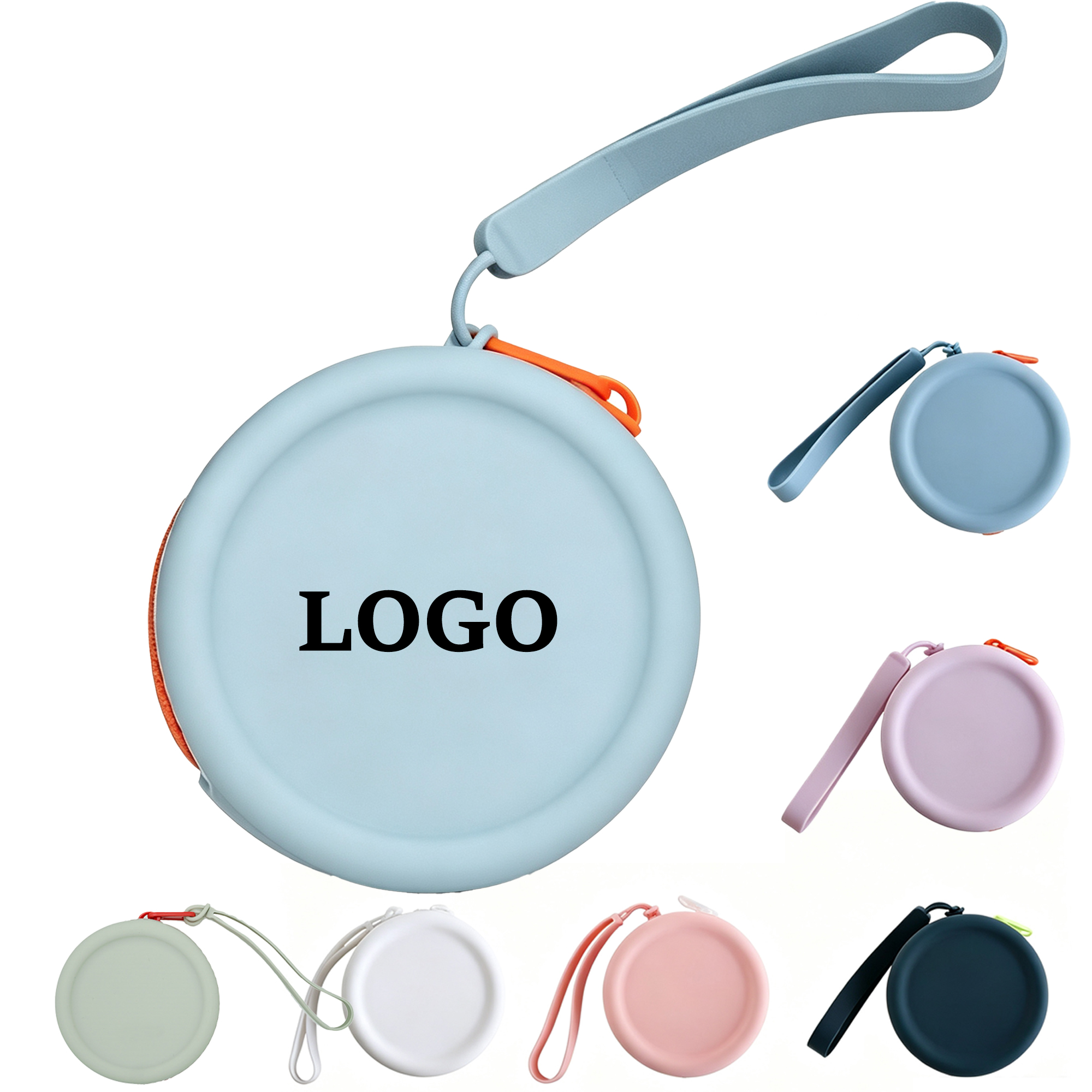 MOQ 10 Piece Round Silicone Pouch 2