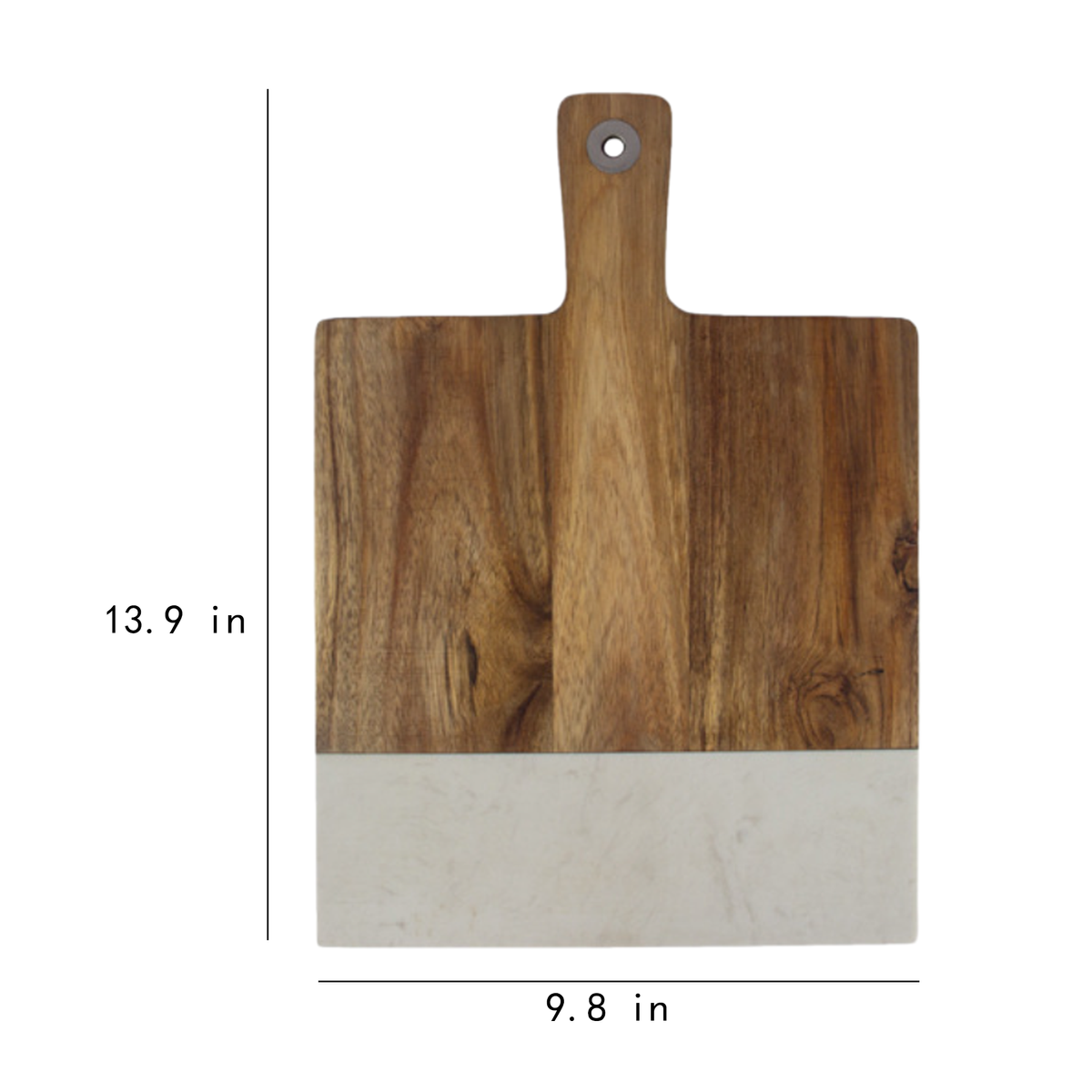 Wood And Marble Serving Board
