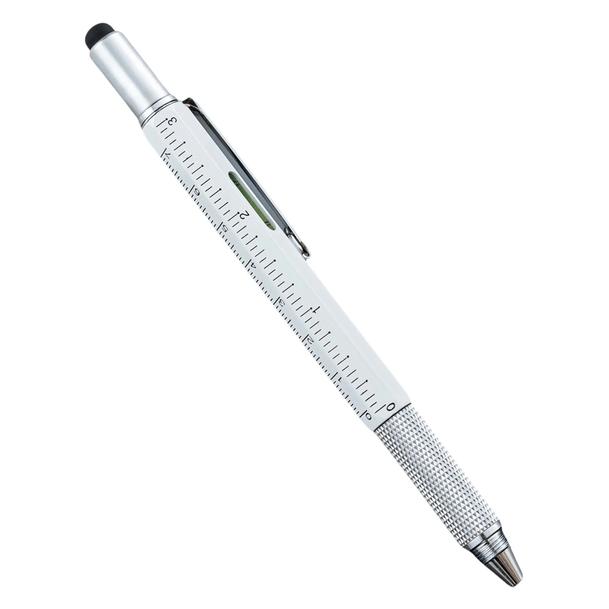 Metal 6 in 1 Multitool Stylus Ruler Ballpoint Pen 38