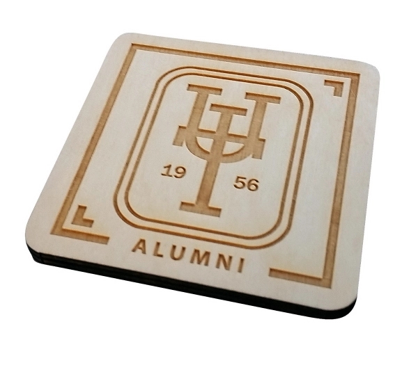 Custom Laser Etched Birch Coasters 11