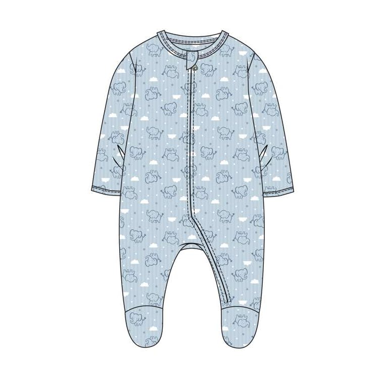 Boy's Double Knit Snap Rompers Size 0-9 Months 2