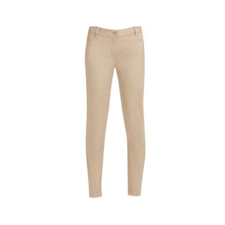 Girls Super Stretch Pants - Size 5 Khaki 3
