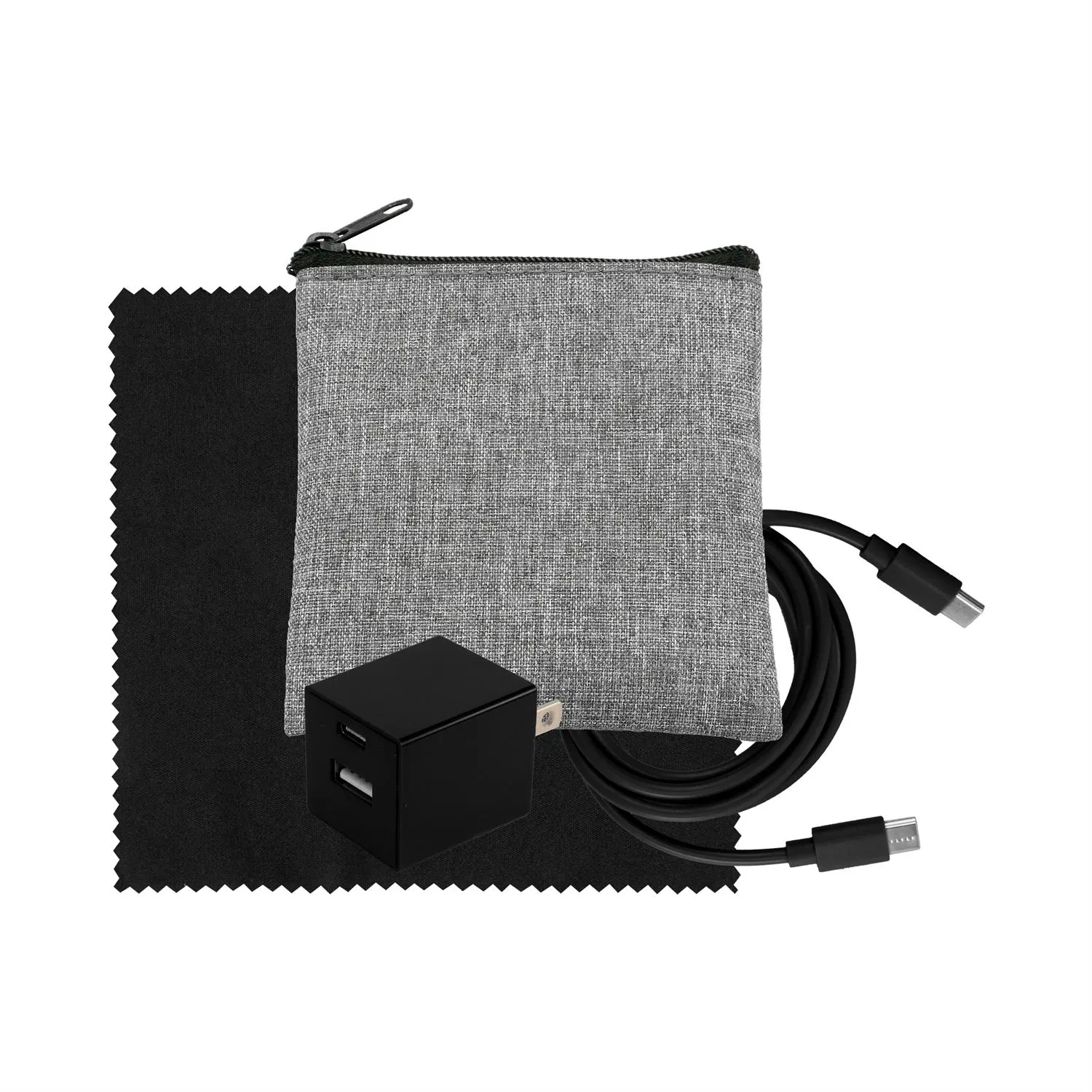 Recycled A+C to C Cable, Wall & Cloth Set 6