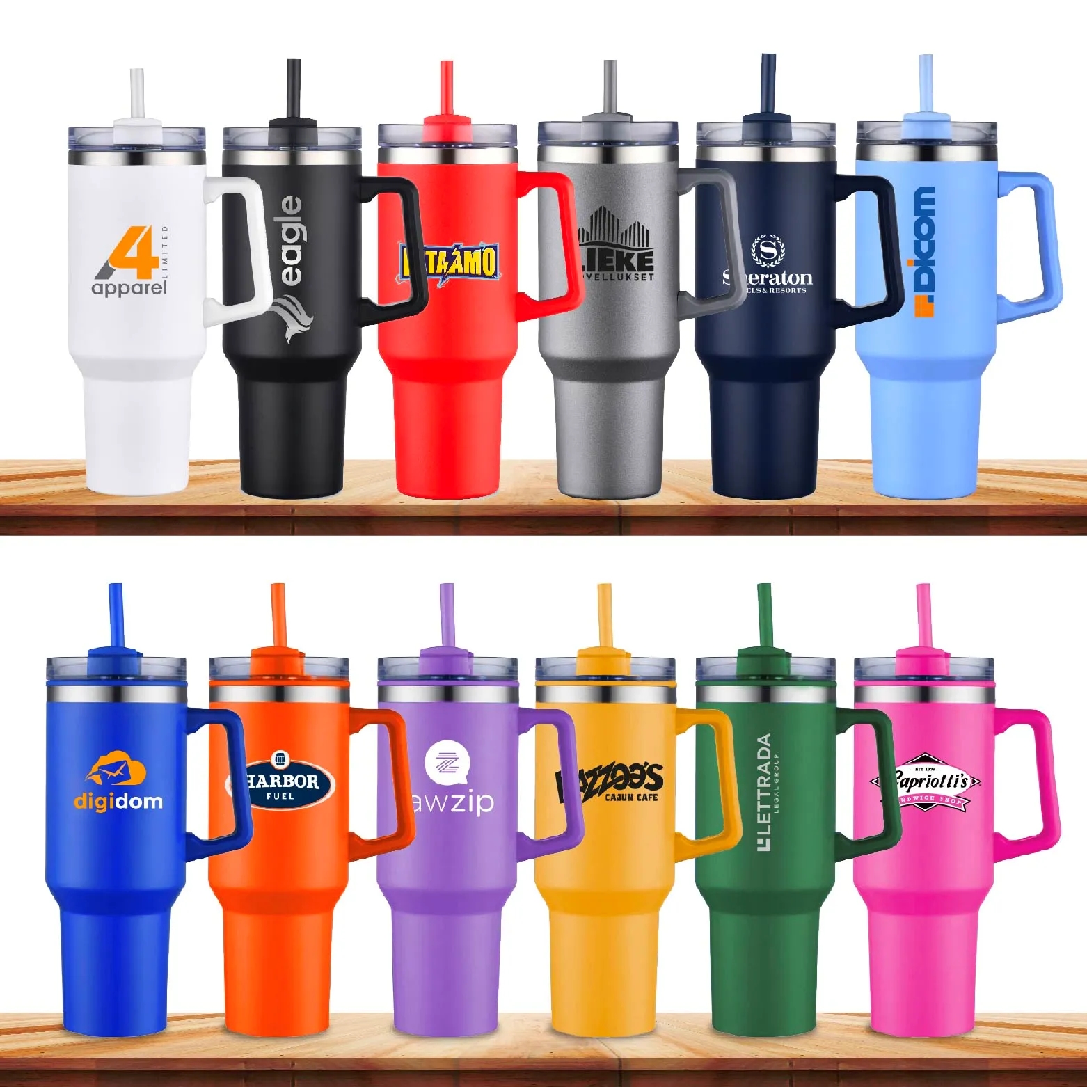 THE HIDRATOR - 40 oz. S/S TRAVEL MUG WITH HANDLE AND STRAW 23