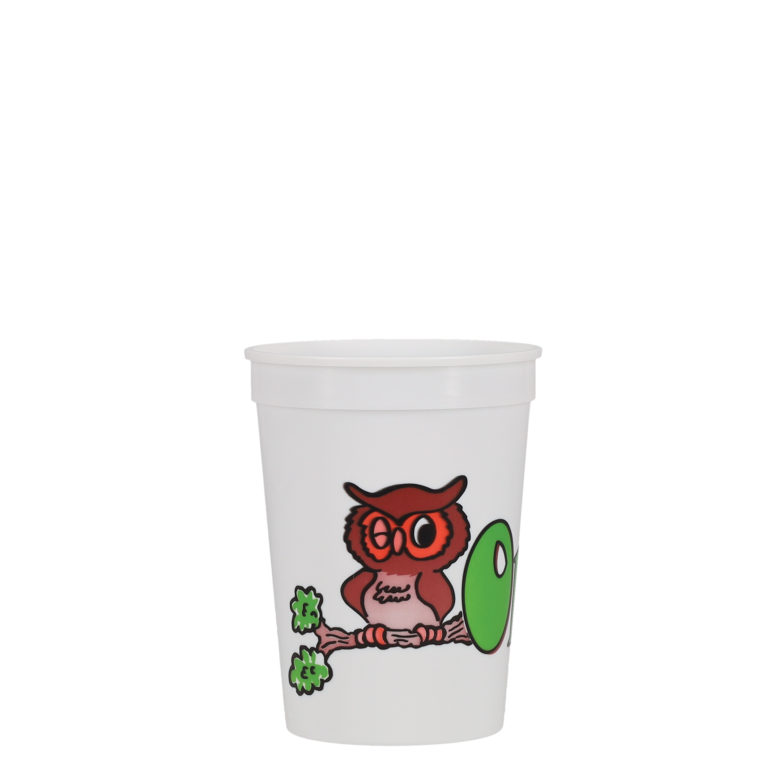 12 oz Soft Sided Plastic Cup Clear Hi-Speed Print 6