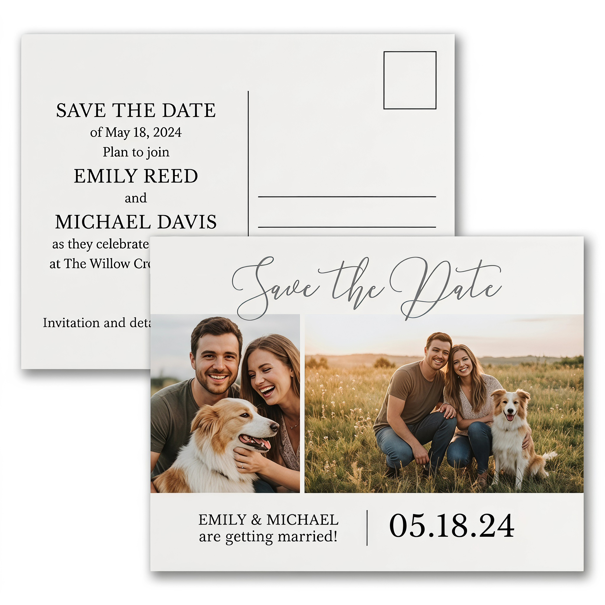 5x7" 12 PT Paperboard Postcard