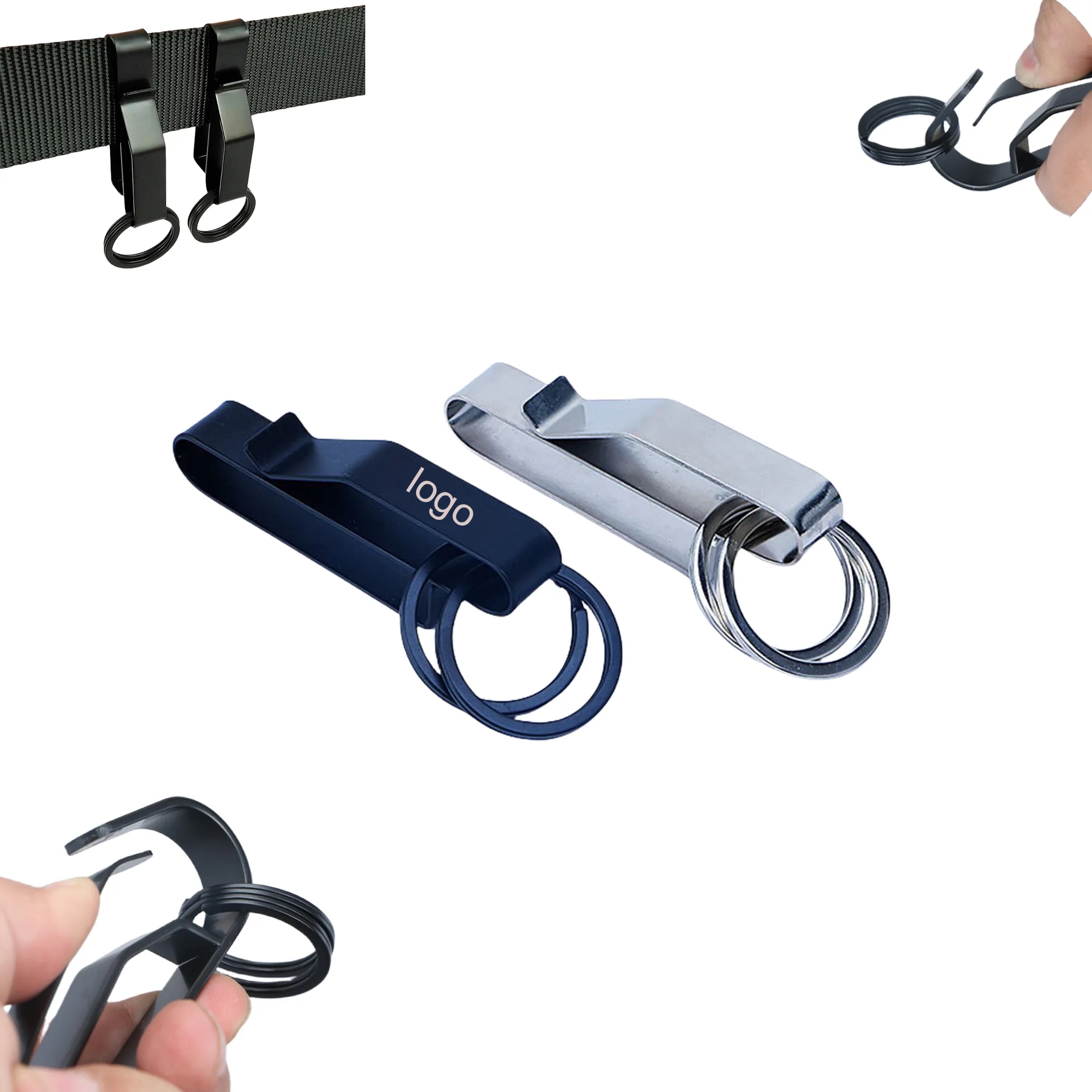 Stainless Steel Camping Tactical Stealth Keychain