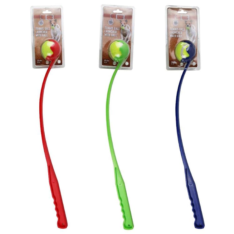 25.6" Toy Tennis Ball Launcher Assorted 3