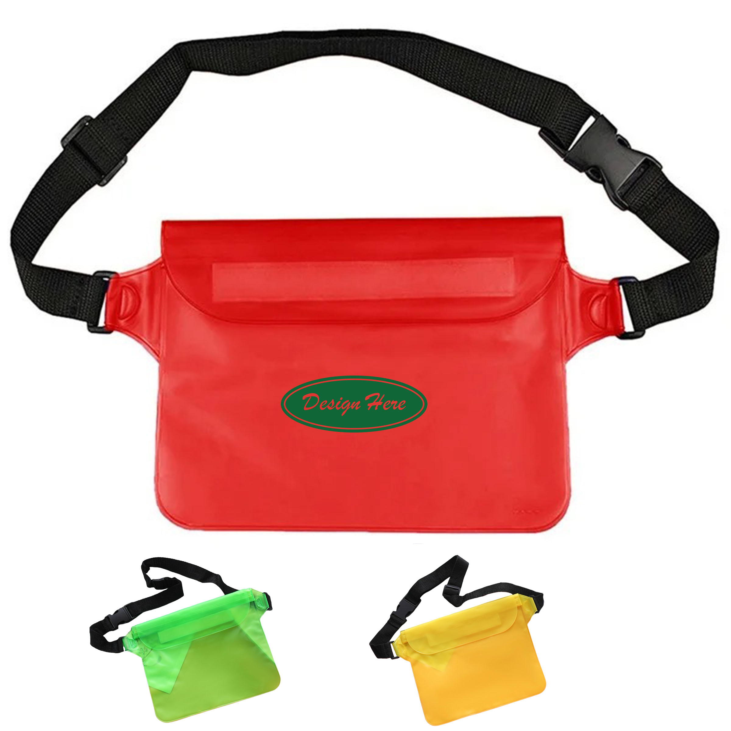 PVC adjustable shoulder strap waterproof bag 5