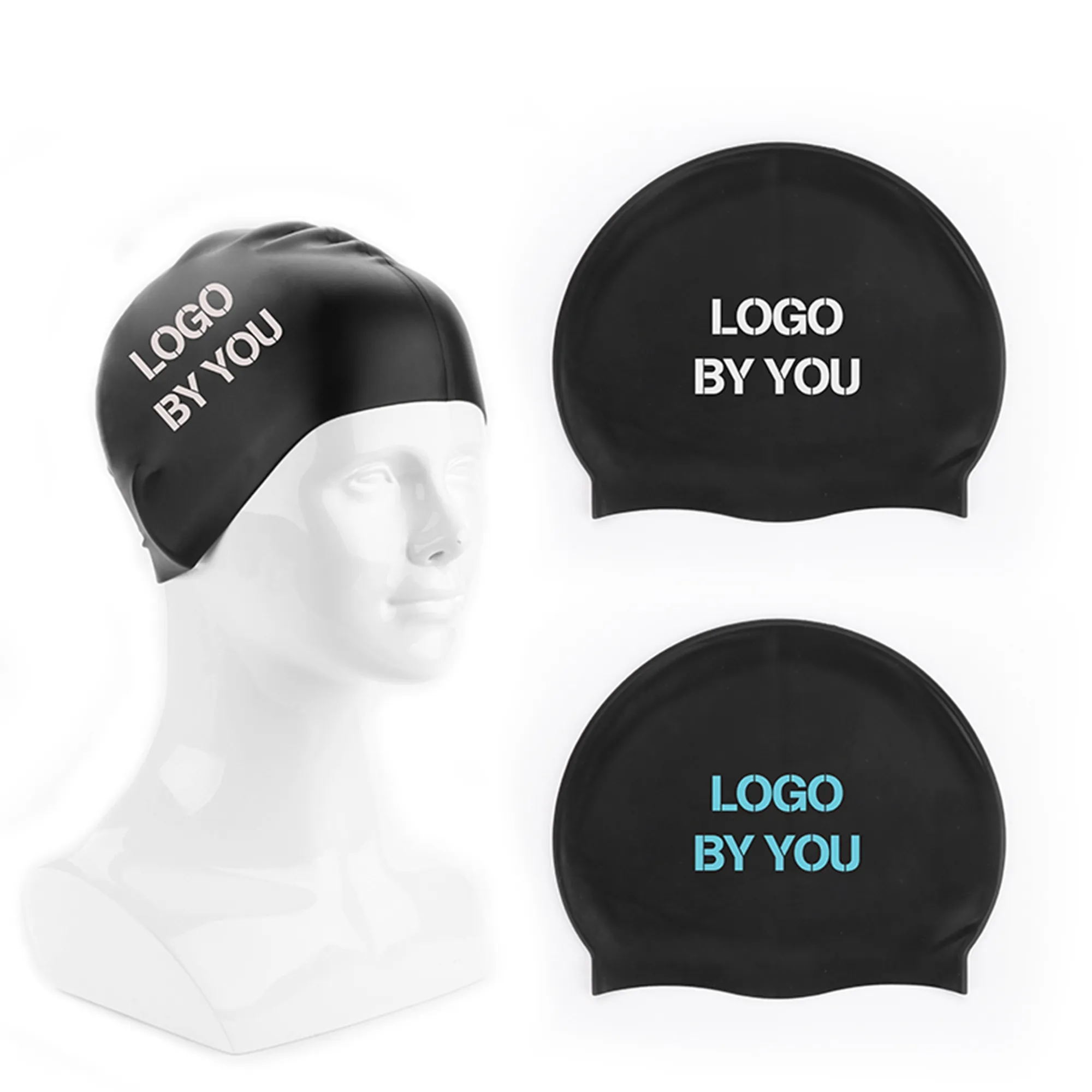 Unisex Silicone Swim Cap MOQ 50 PCS 9