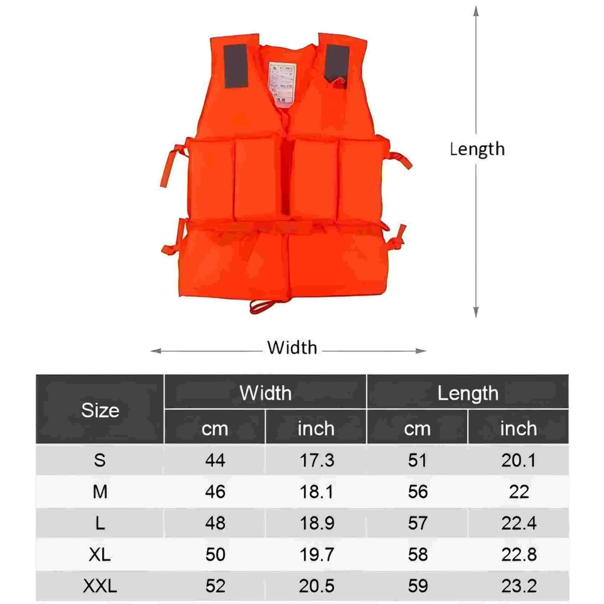 Reflective Safety Life Vest With Whistle 7