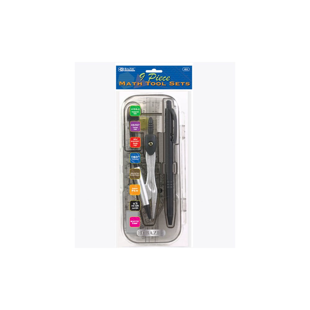 Math Tool Sets - 9 Piece 3