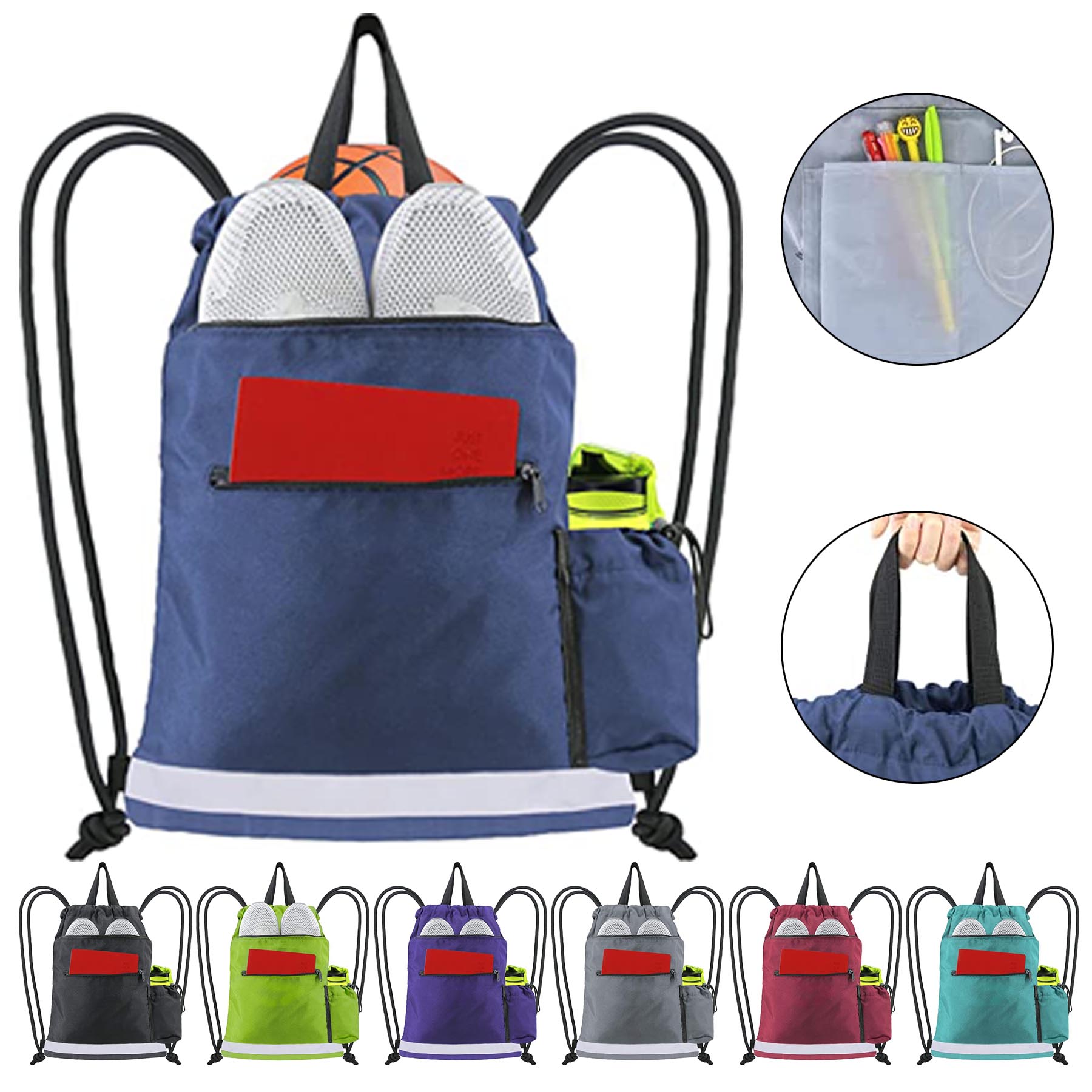 Drawstring Gym Backpack 4