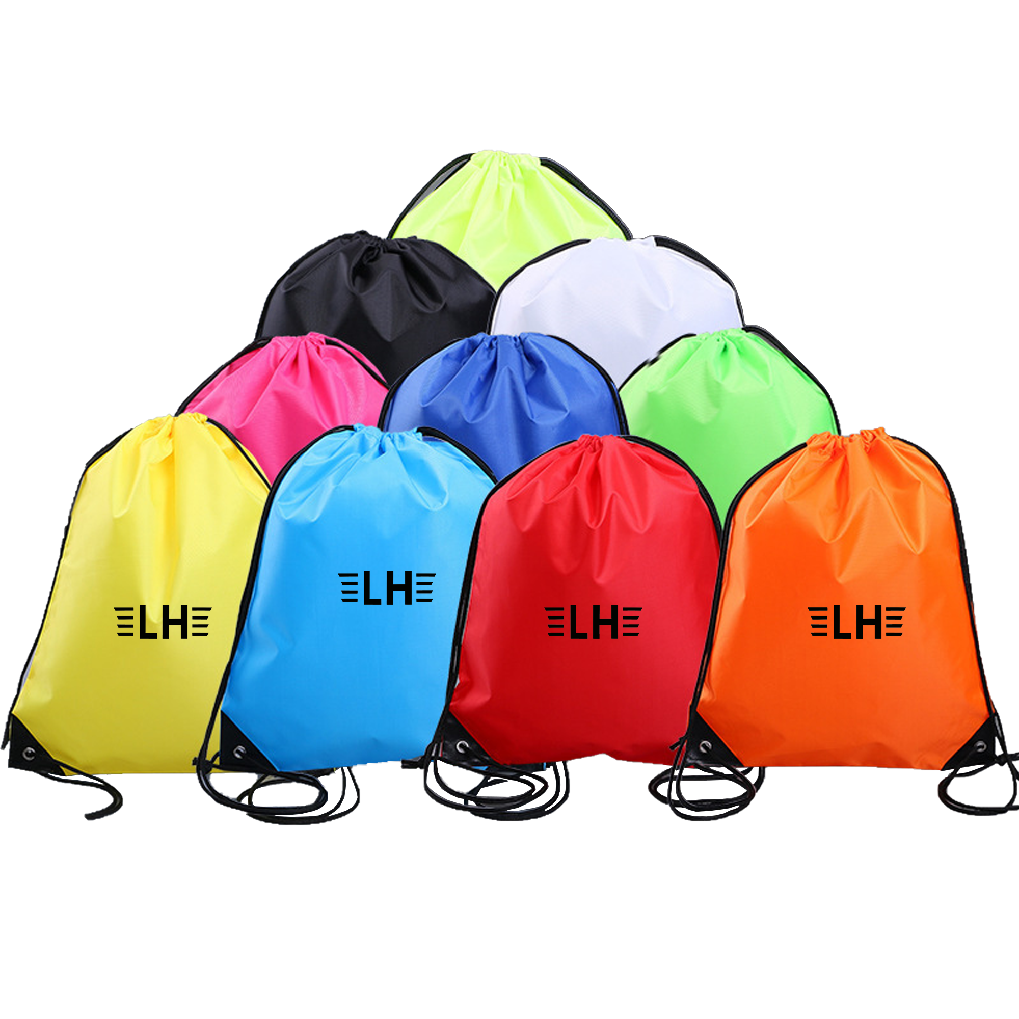 21D Oxford Fabric Drawstring Pocket Bag