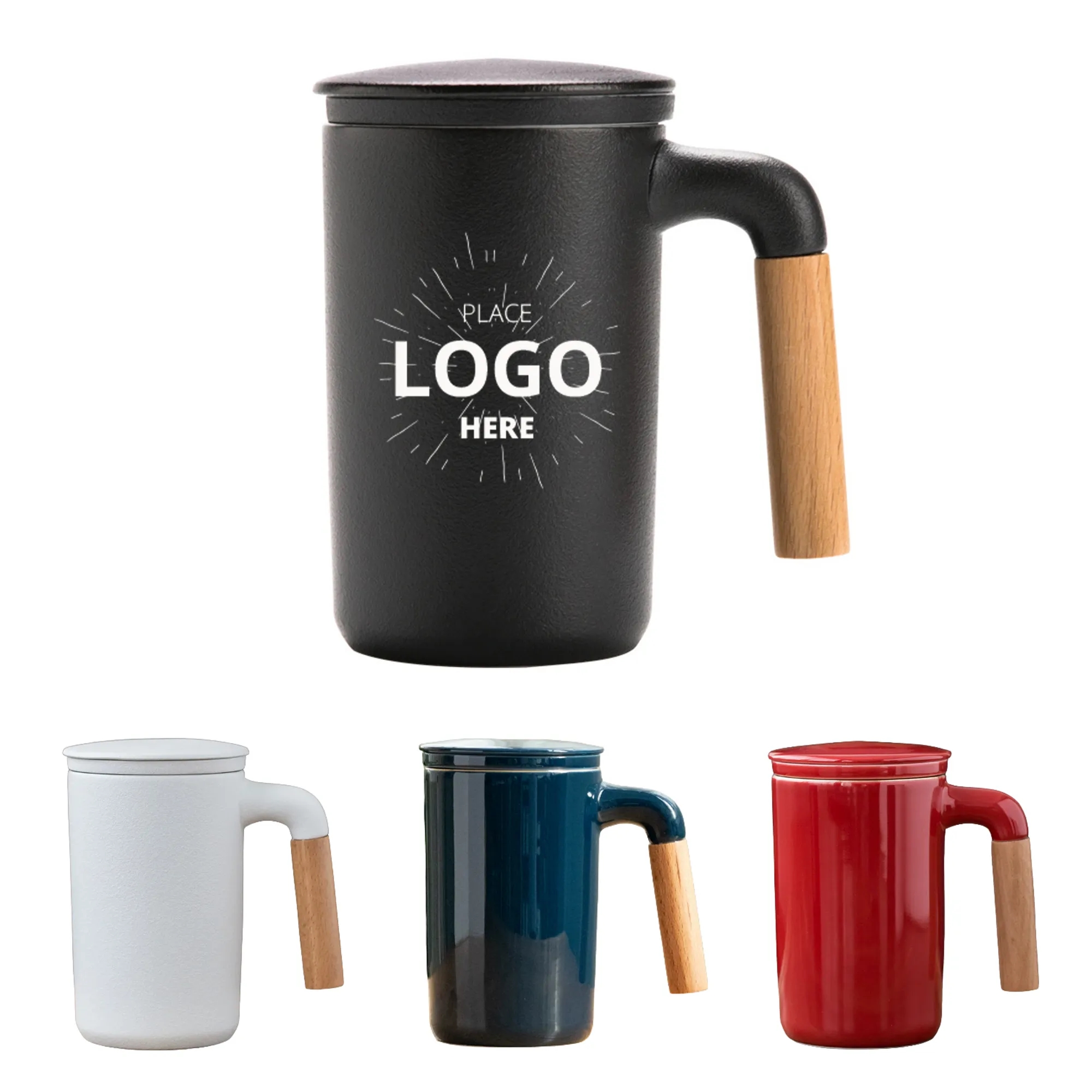 Stoneware Ceramic Mug With Filter