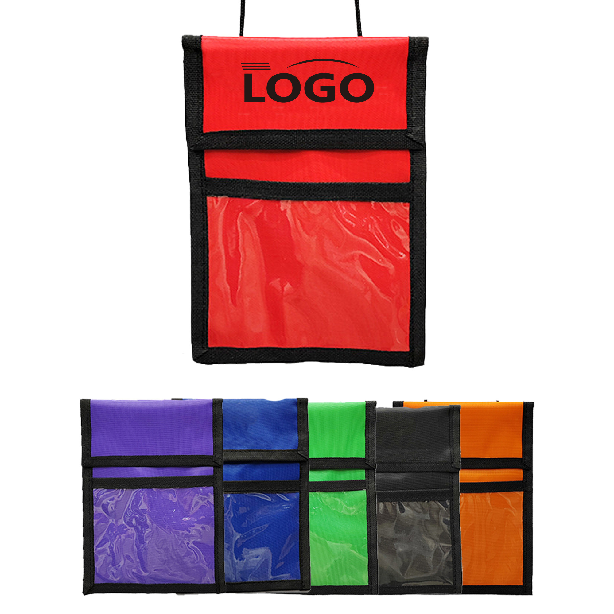 Neck Nylon Wallet Custom Branding Lanyard Badge