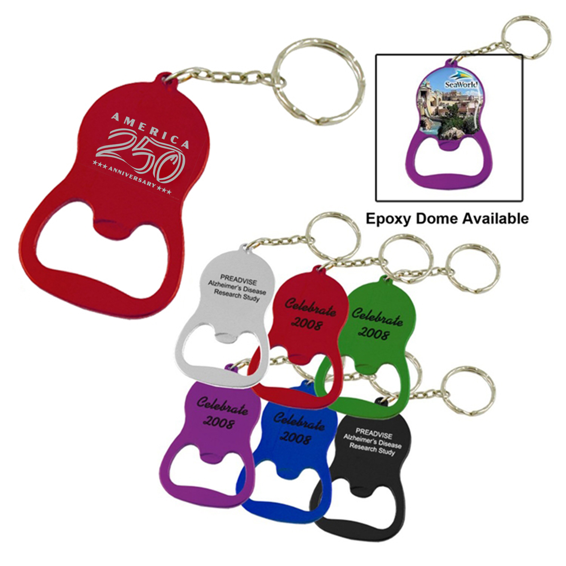 Calabash Bottle Opener W/Key Chain (Keychain, Key Chains)