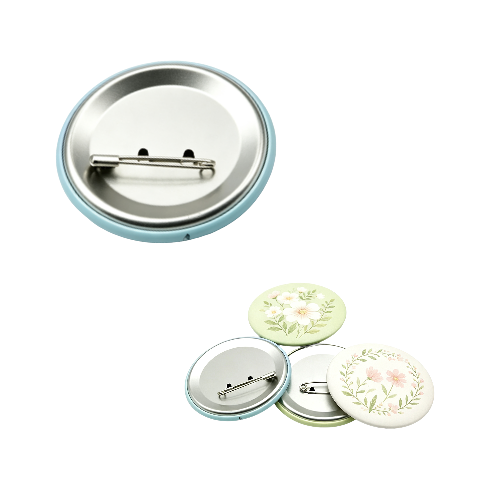 1 Inch Custom Round Metal Pin Badge 5