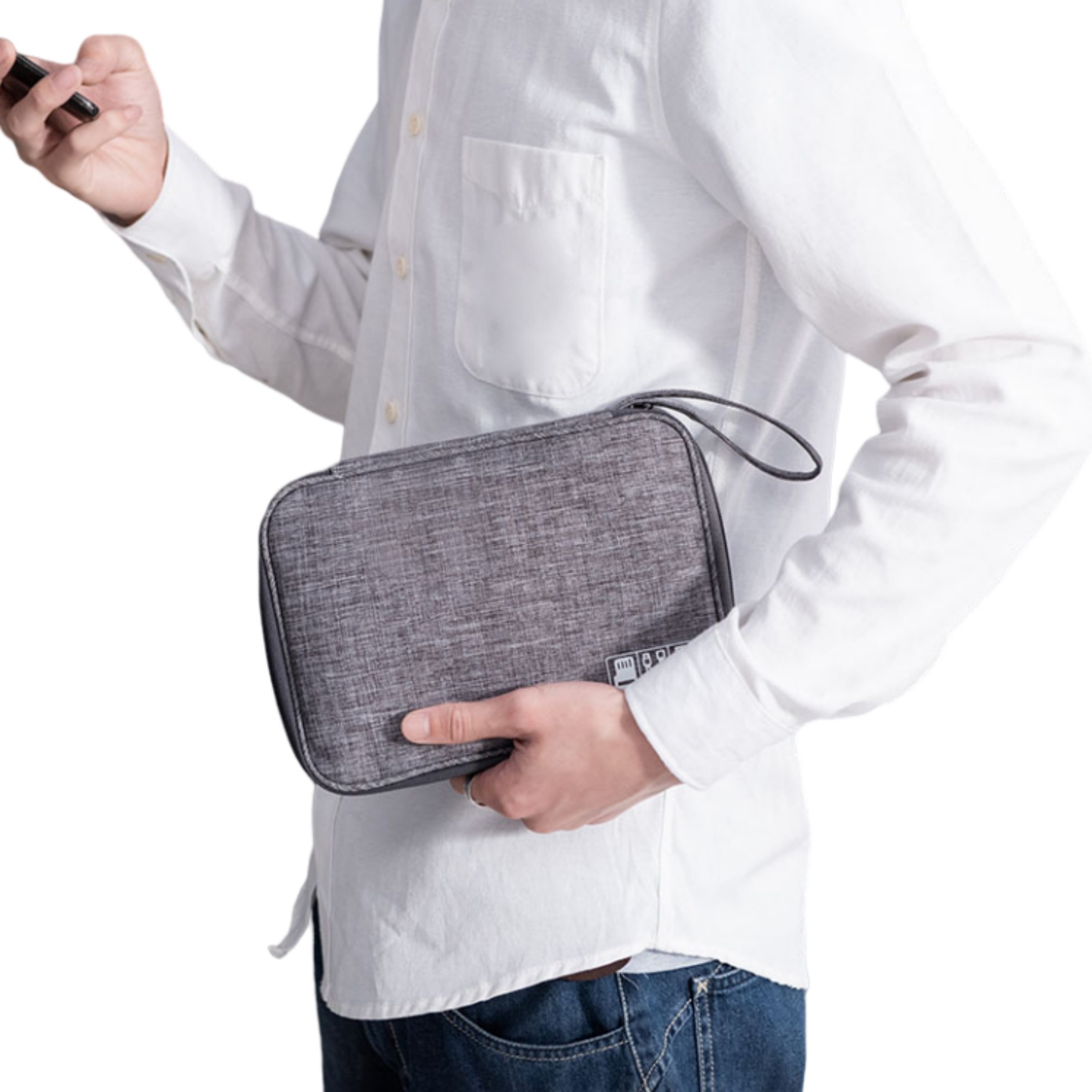 Compact Travel Tech Organizer Pouch 32