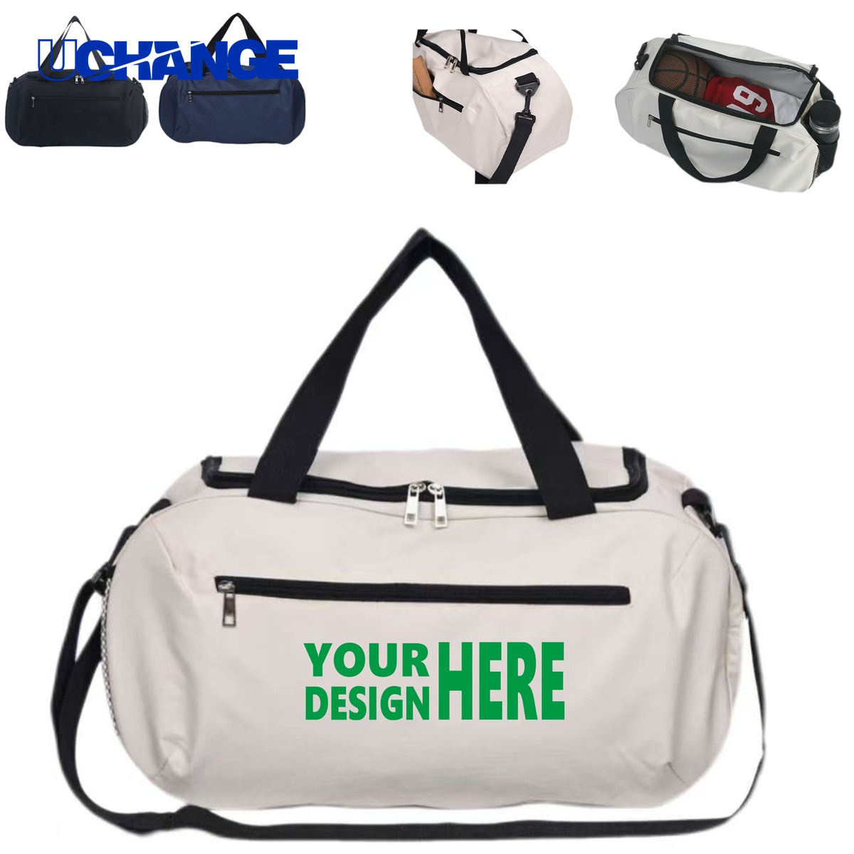 Contemporary Style Duffel Bag