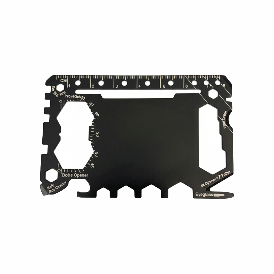 GearCard 46-in-1 Super Tool Card – Stainless Steel Multi-Tool with Hex Wrenches & Openers 5