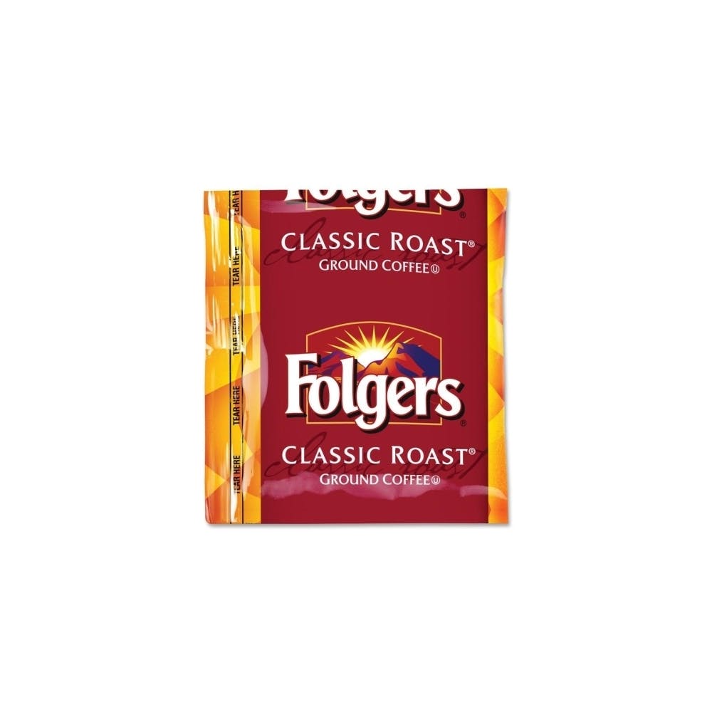 Folgers Classic Roast - Ground Coffee 1.5 oz Bags 42 Carton 2