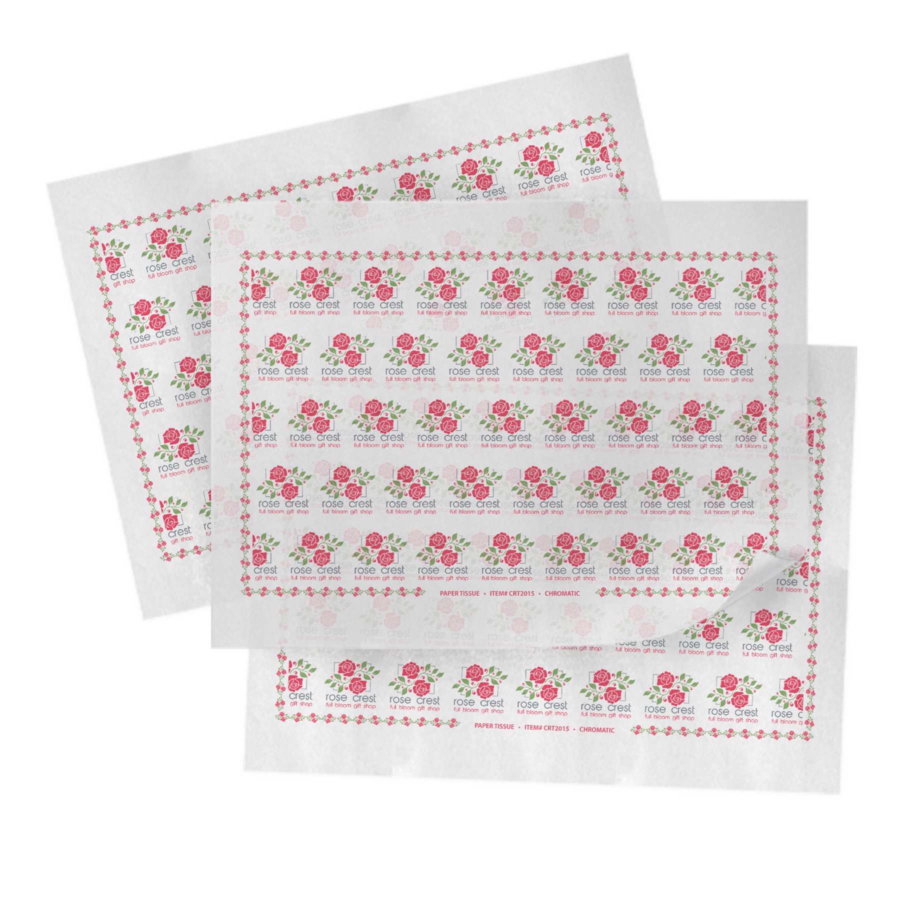 Printed Paper Tissue - Half Sheet - Chromatic