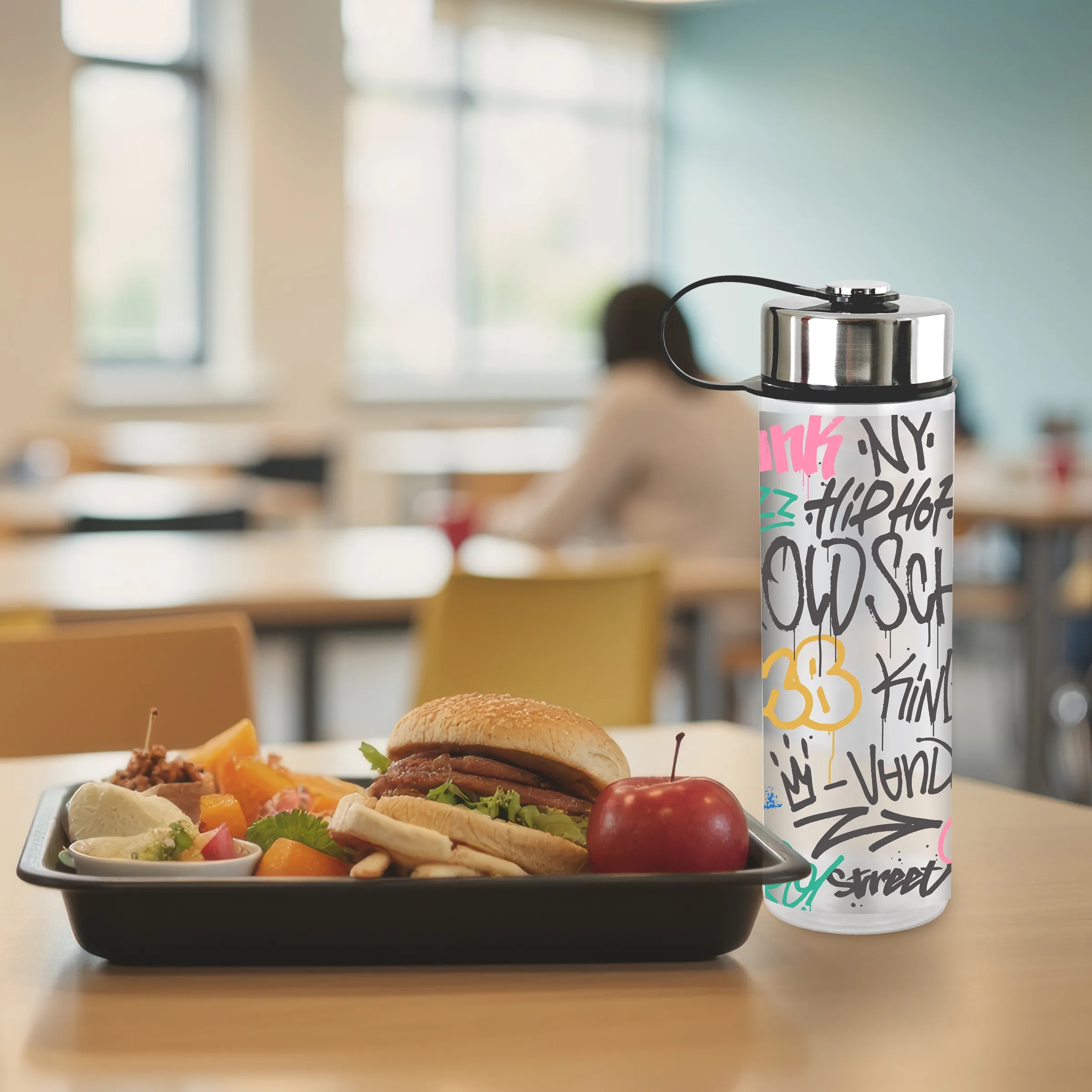 Metal Lanyard Lumina 24 oz. Bottle, custom water bottle with logo imprint 6